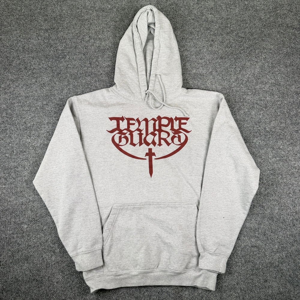 Temple Guard Hoodie Mens M UKHC Hardcore Band Despize Demonstration of Power
